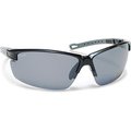Coyote Eyewear Coyote Eyewear 680562043082 Napa Polarized Street & Sport Sunglasses; Black; Gray & Silver Frame Napa black/gray silver fm